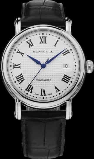 Seagull Roman Numerals Dress Couple Watch 38.5mm/27mm