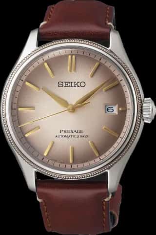 Seiko Presage Classic Series Upcycled Leather Strap Limited Edition