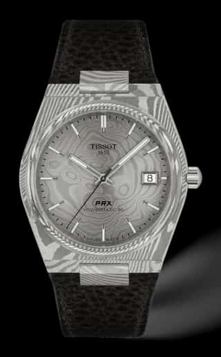 Tissot PRX Damascus Steel
