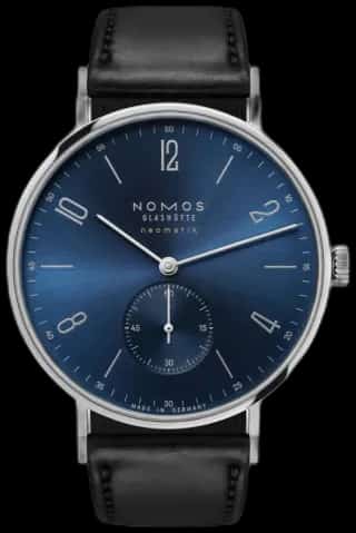 NOMOS Glashütte Tangente neomatik 39 blue gold