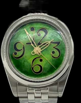 Cincinnati Watch Company The Numbers on Green