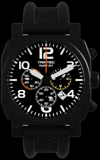 Trintec NAV-01 Chronograph / Black / Quartz