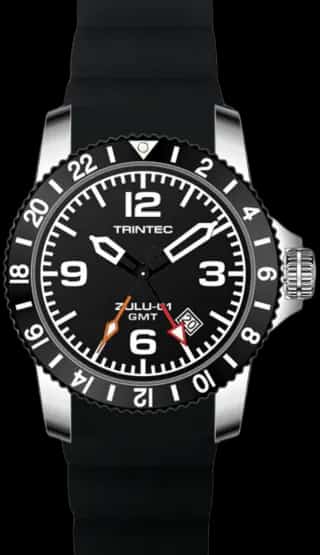 Trintec ZULU-01 GMT / Stainless / Quartz