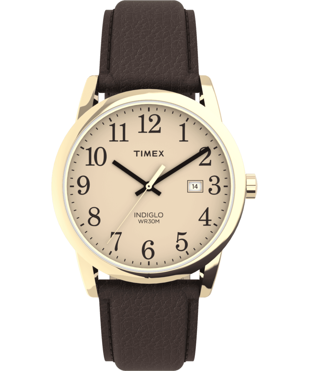 Timex Easy Reader 38mm Leather Strap Watch - TW2P75800