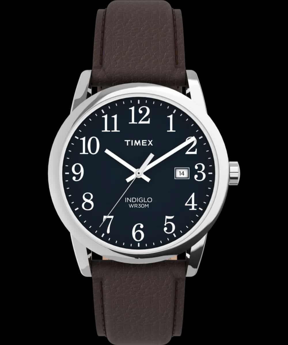 Timex Easy Reader 38mm Leather Strap Watch - TW2P75900