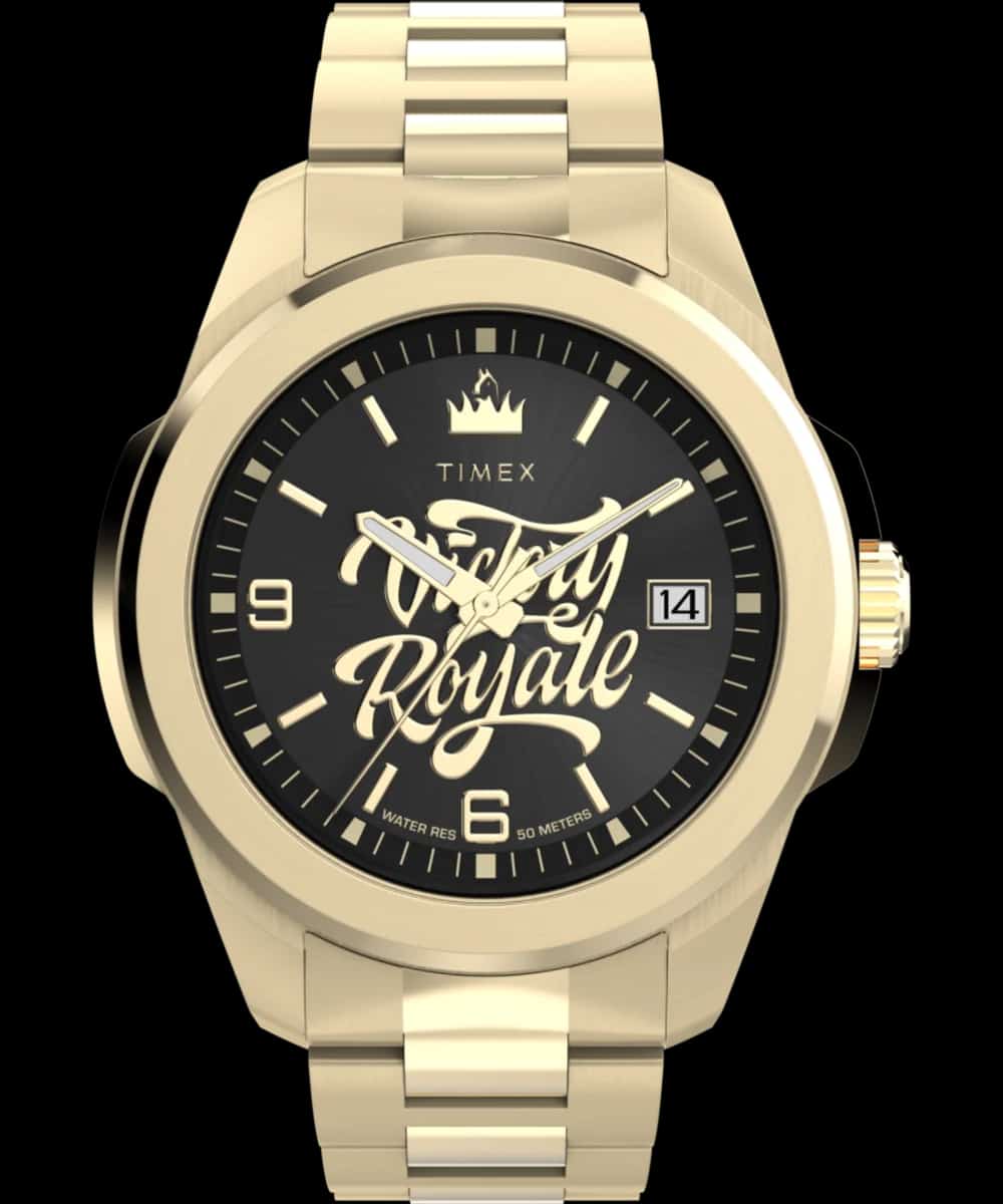 Timex x Fortnite Essex 45mm Stainless Steel Bracelet Watch
