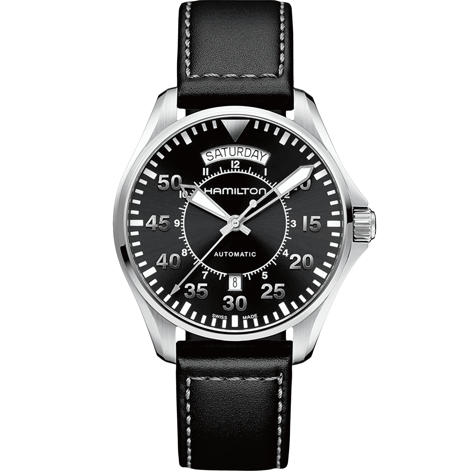 Hamilton Khaki Aviation Pilot Day Date Auto