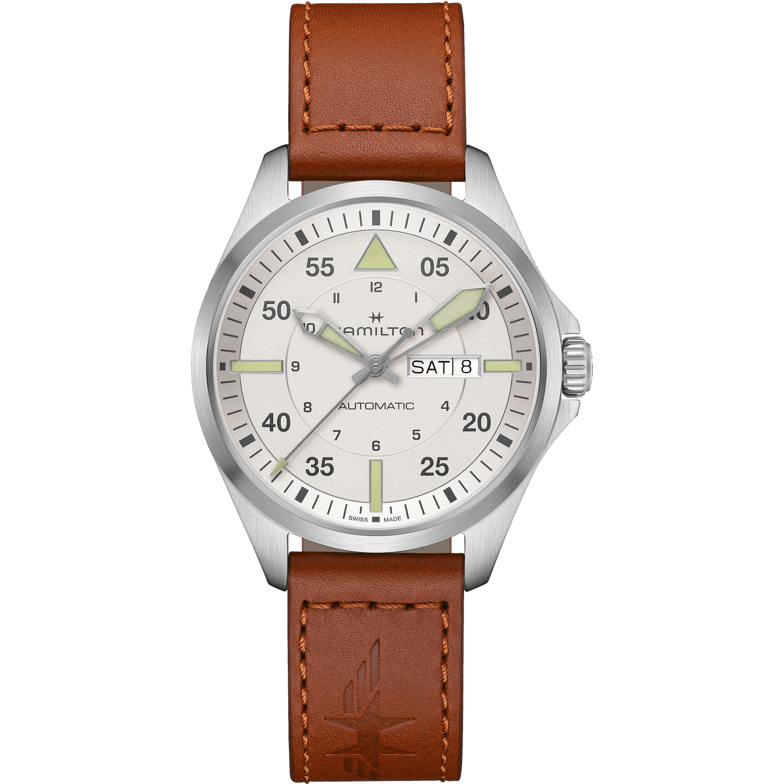 Hamilton Khaki Aviation Pilot Day Date Auto