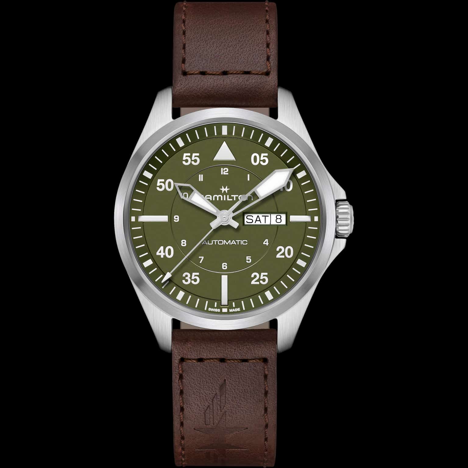 Hamilton Khaki Aviation Pilot Day Date Auto