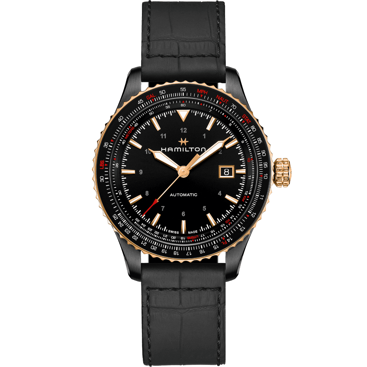 Hamilton Khaki Aviation Converter Auto (PVD / Gold Bezel)