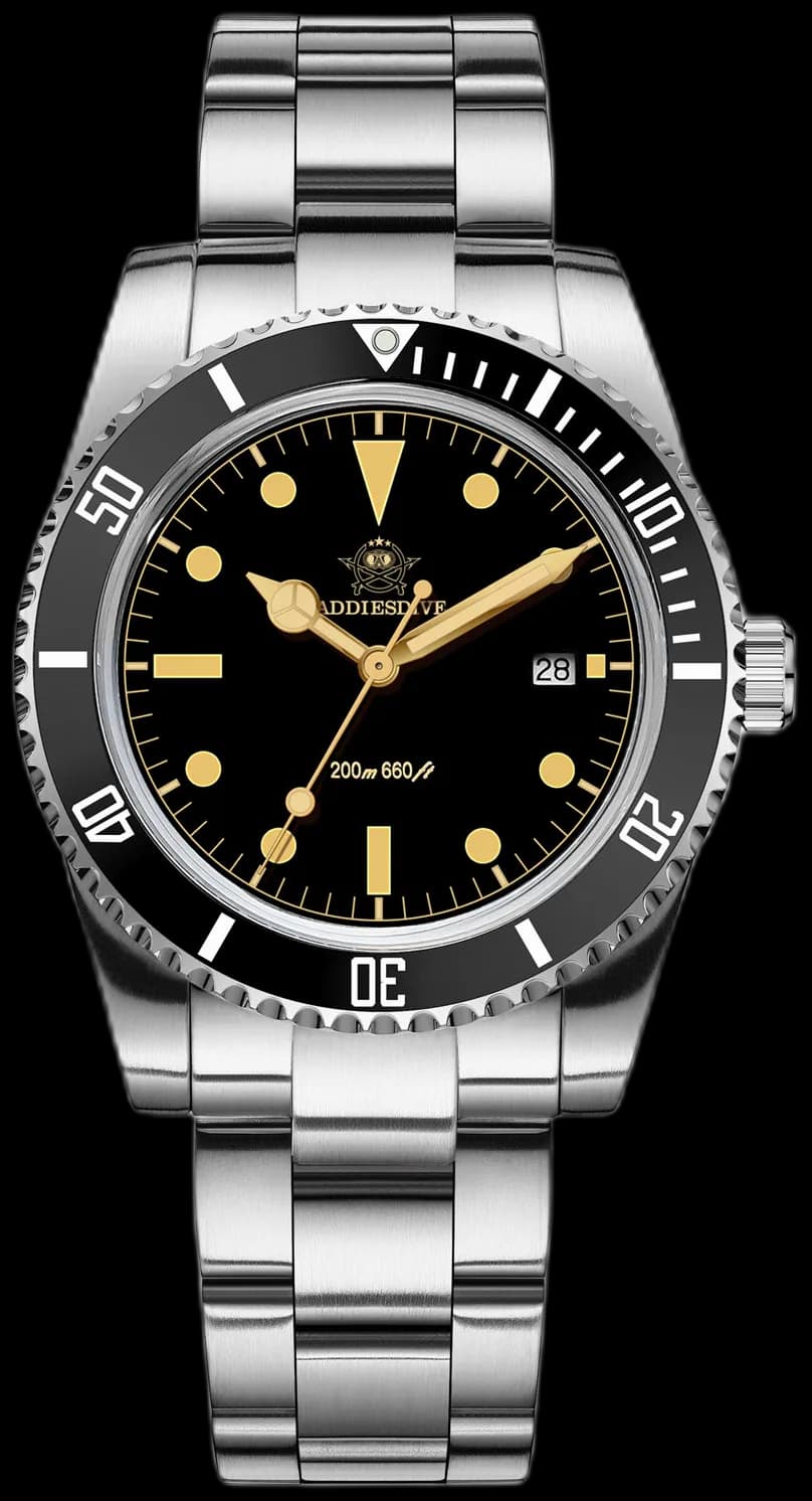 39mm Quartz Watch with Bi-directional Rotating Bezel AD2072