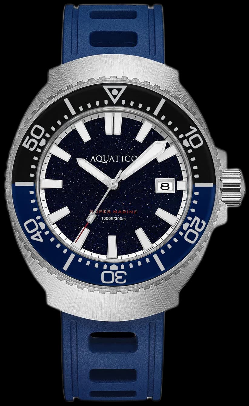 Super Marine Aventurine Dial Watch