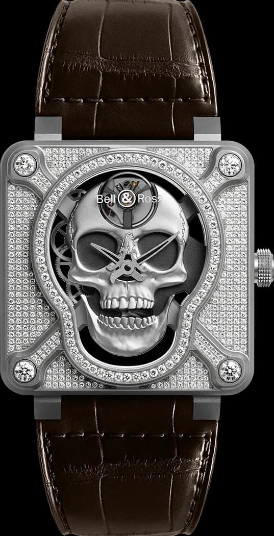 BR-01 laughing skull full diamond