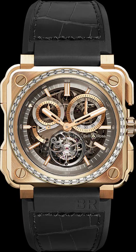 BR-X1 TOURBILLON  ROSE GOLD DIAMONDS
