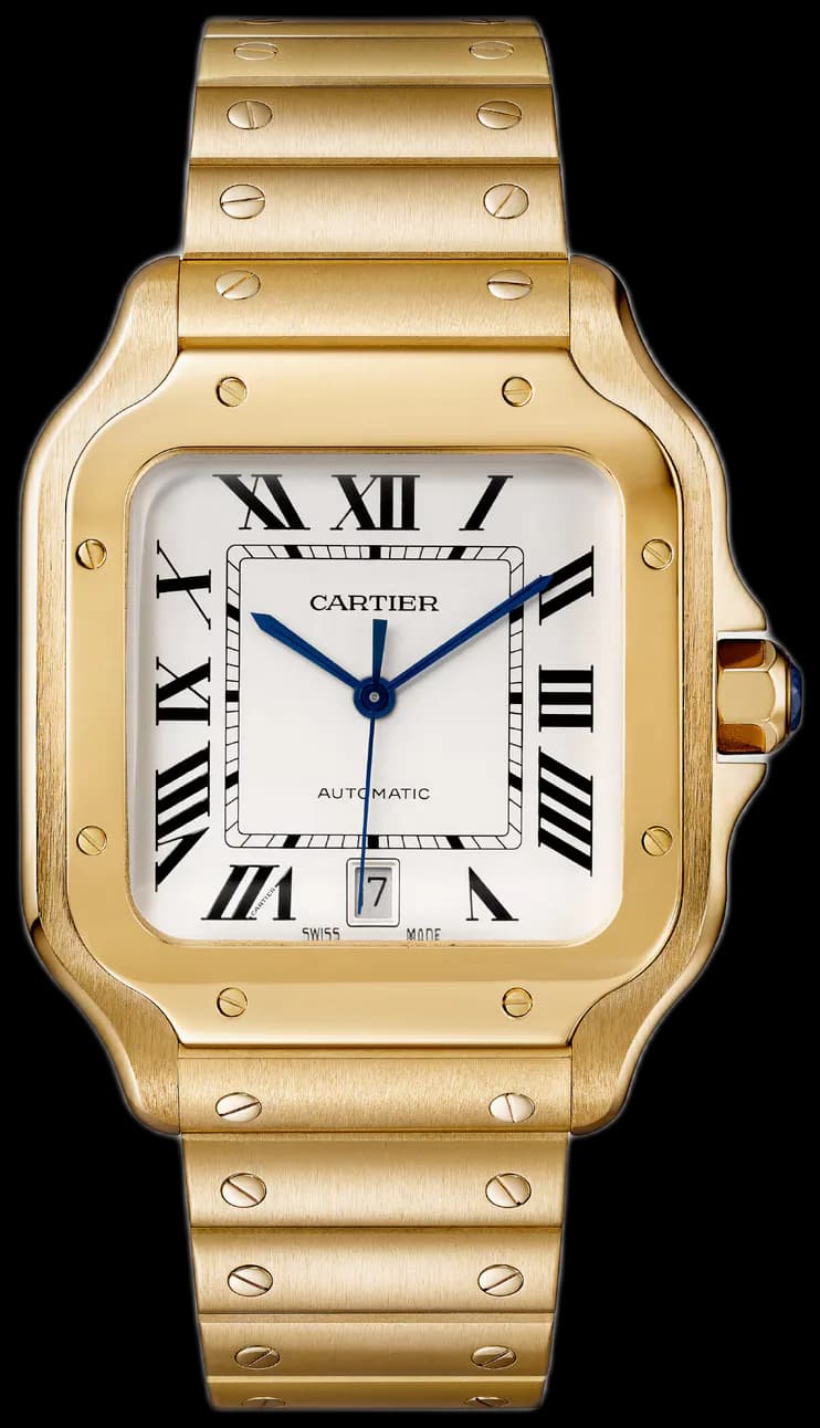 Santos de Cartier Large Model Yellow Gold