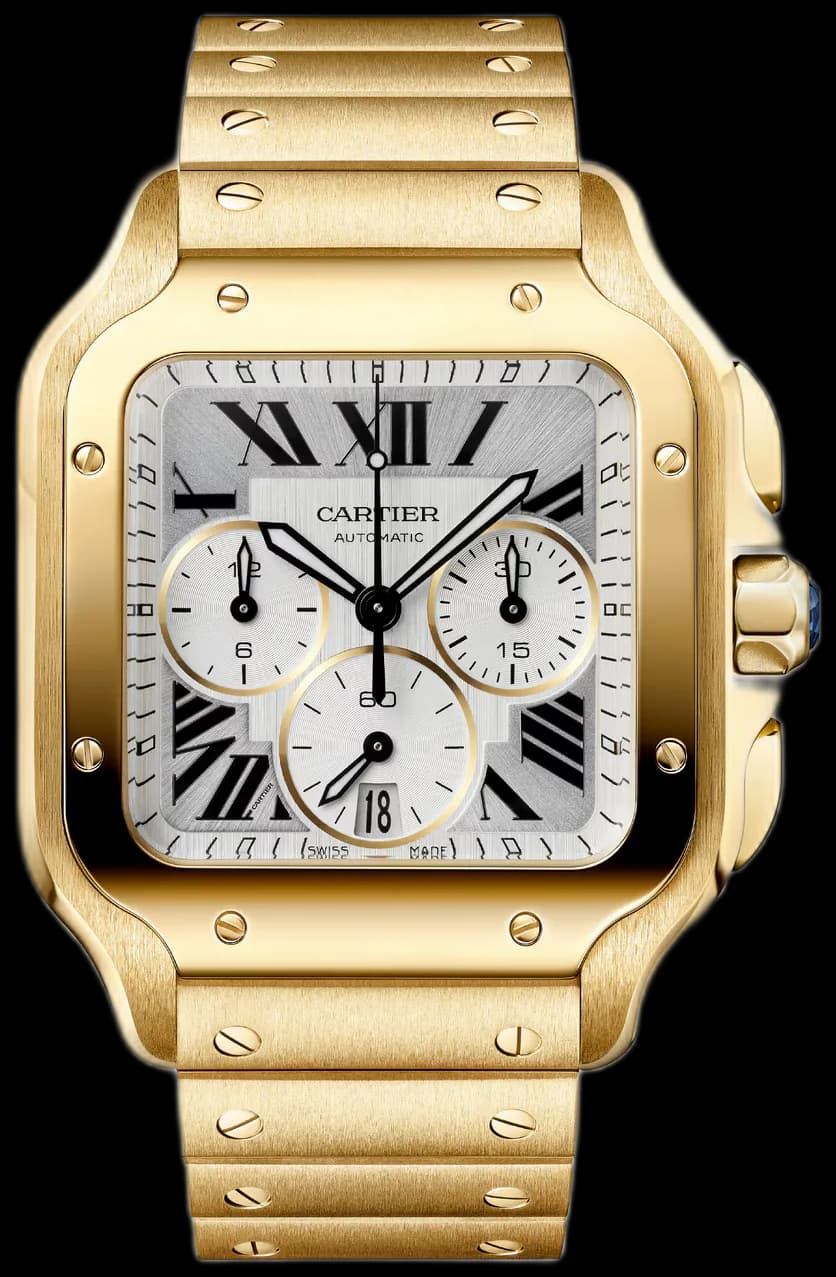 Santos de Cartier Large Model Yellow Gold