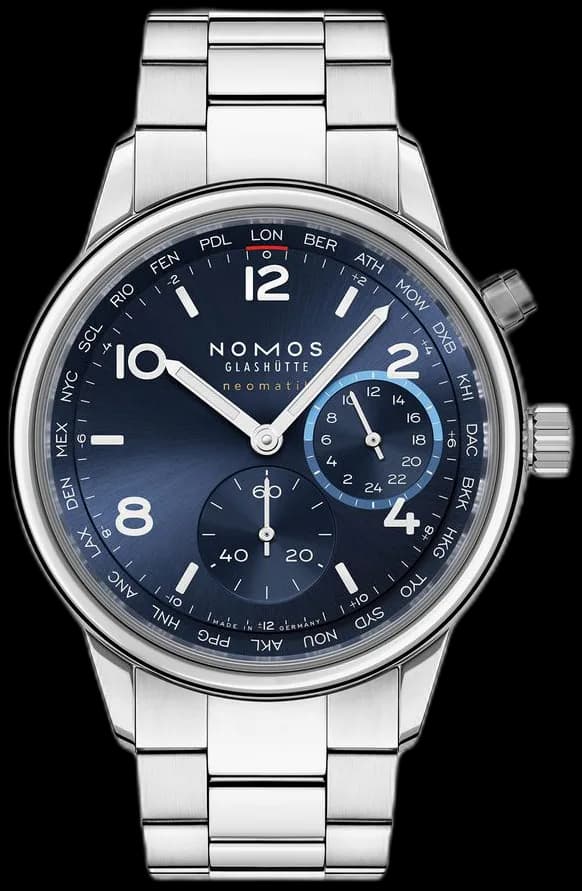 Club Sport neomatik Worldtimer blue