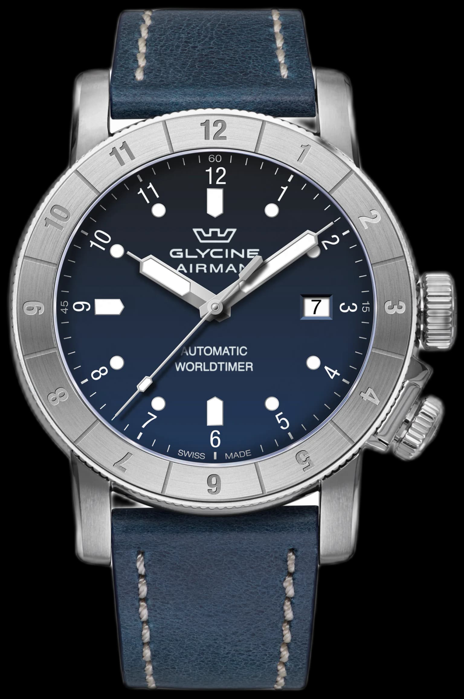 Men's Airman Double Twelve 42mm Automatic Watch GL0062