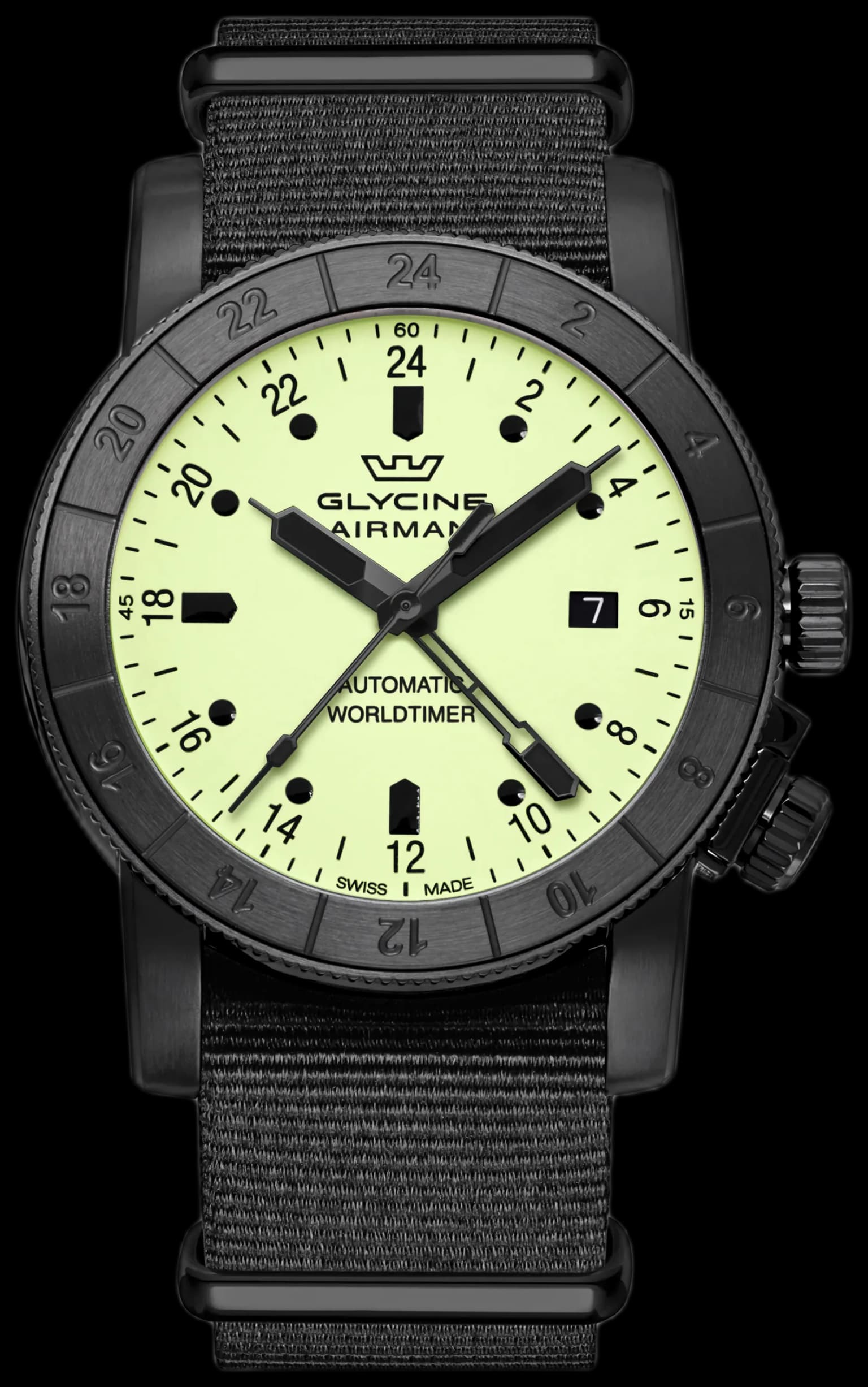 Men's Airman GMT 42mm Automatic Watch GL0069