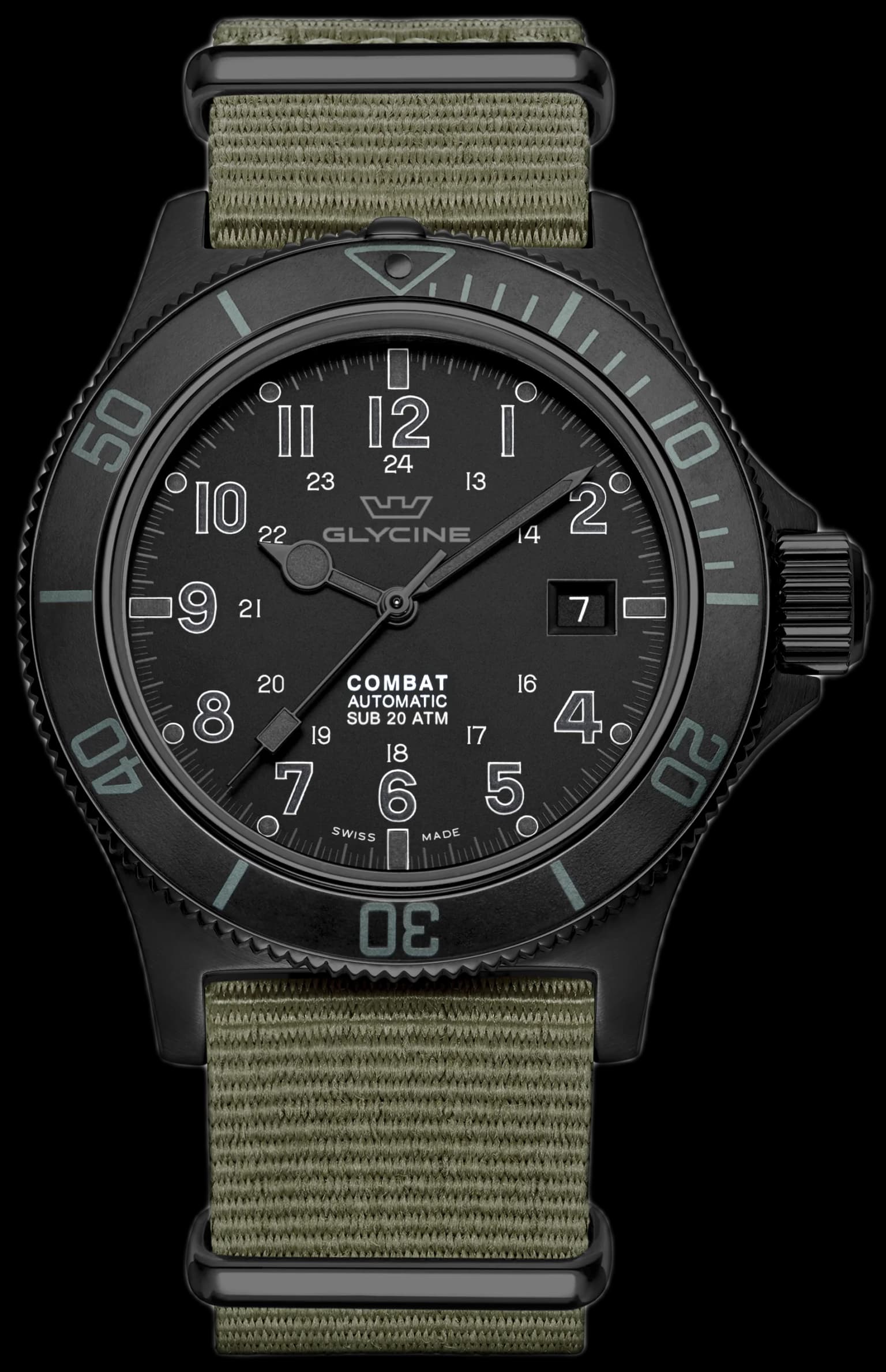 Men's Combat Sub 42mm Automatic Watch GL0084