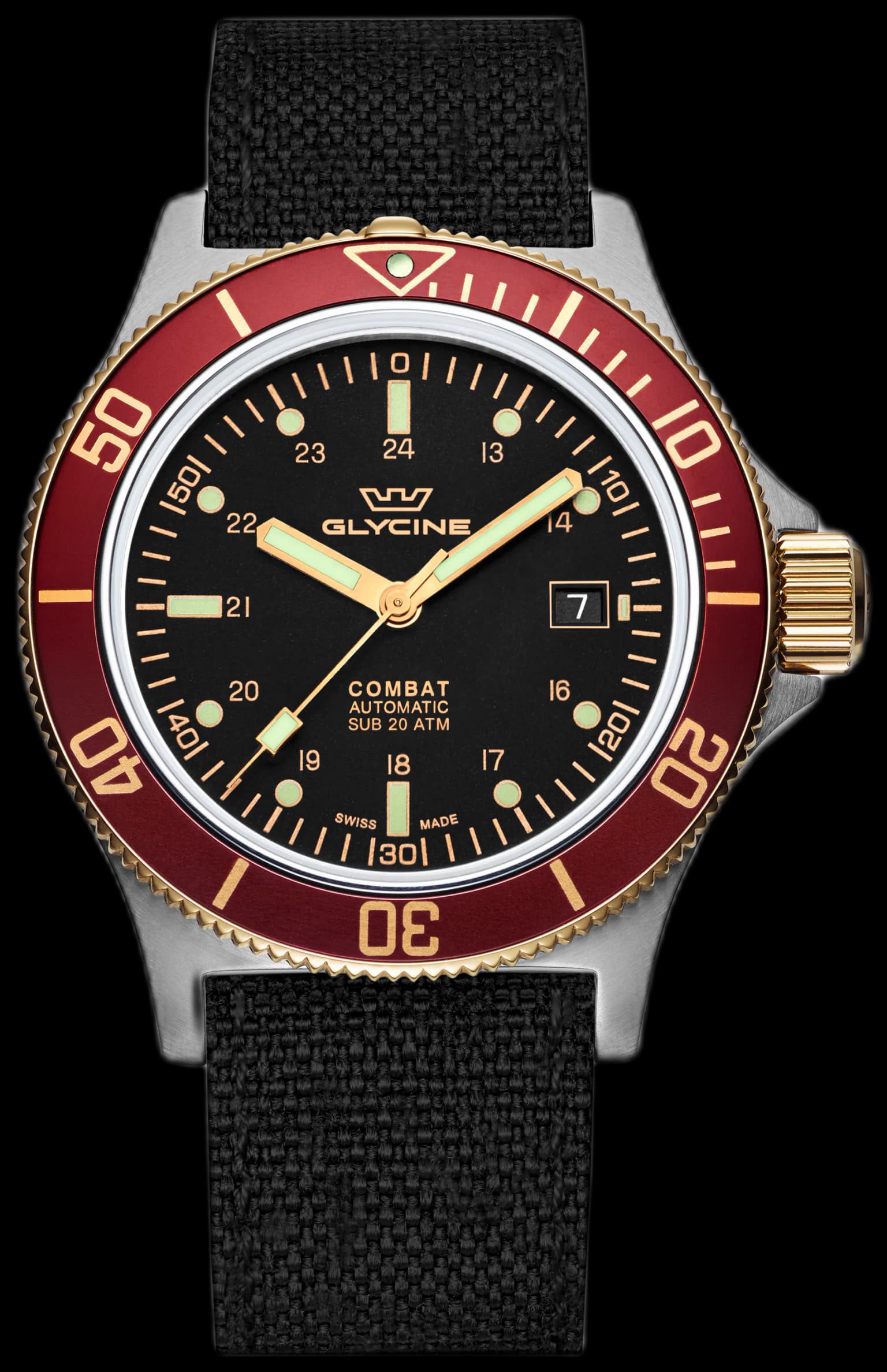 Men's Combat Sub 42mm Automatic Watch GL0092