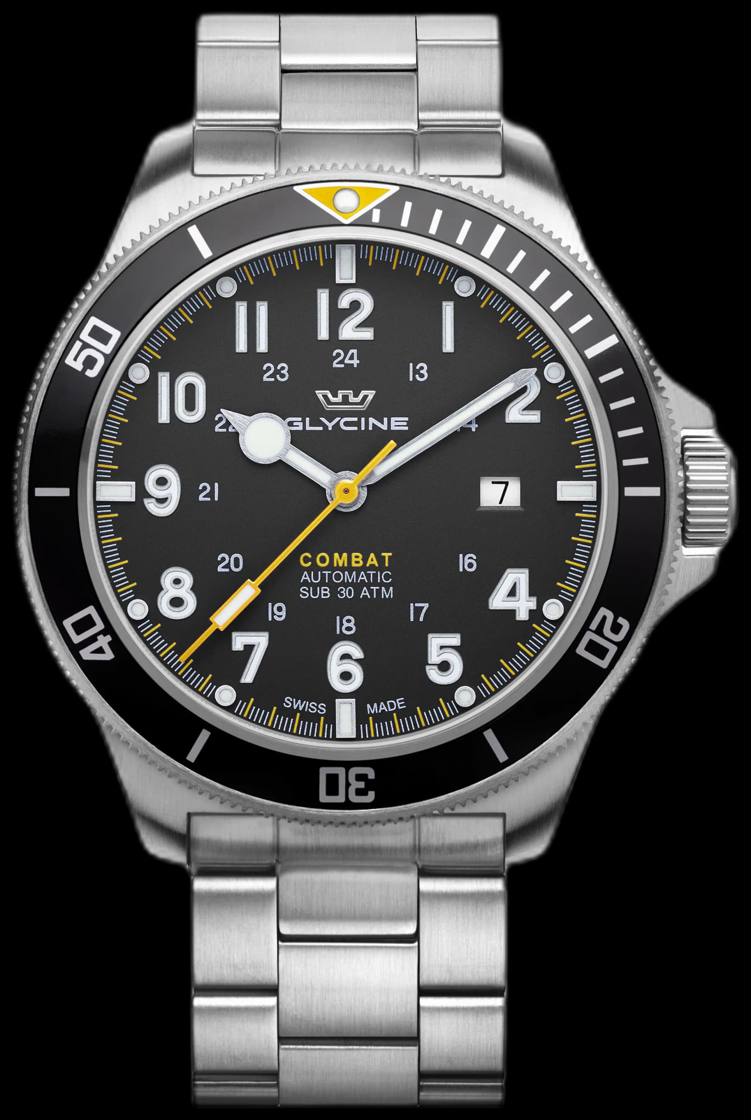 Glycine Men's Combat Sub 46mm Automatic Watch GL0255