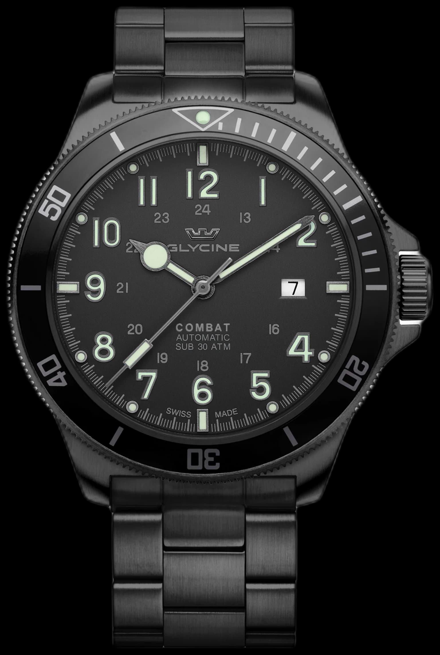 Men's Combat Sub 46mm Automatic Watch GL0256