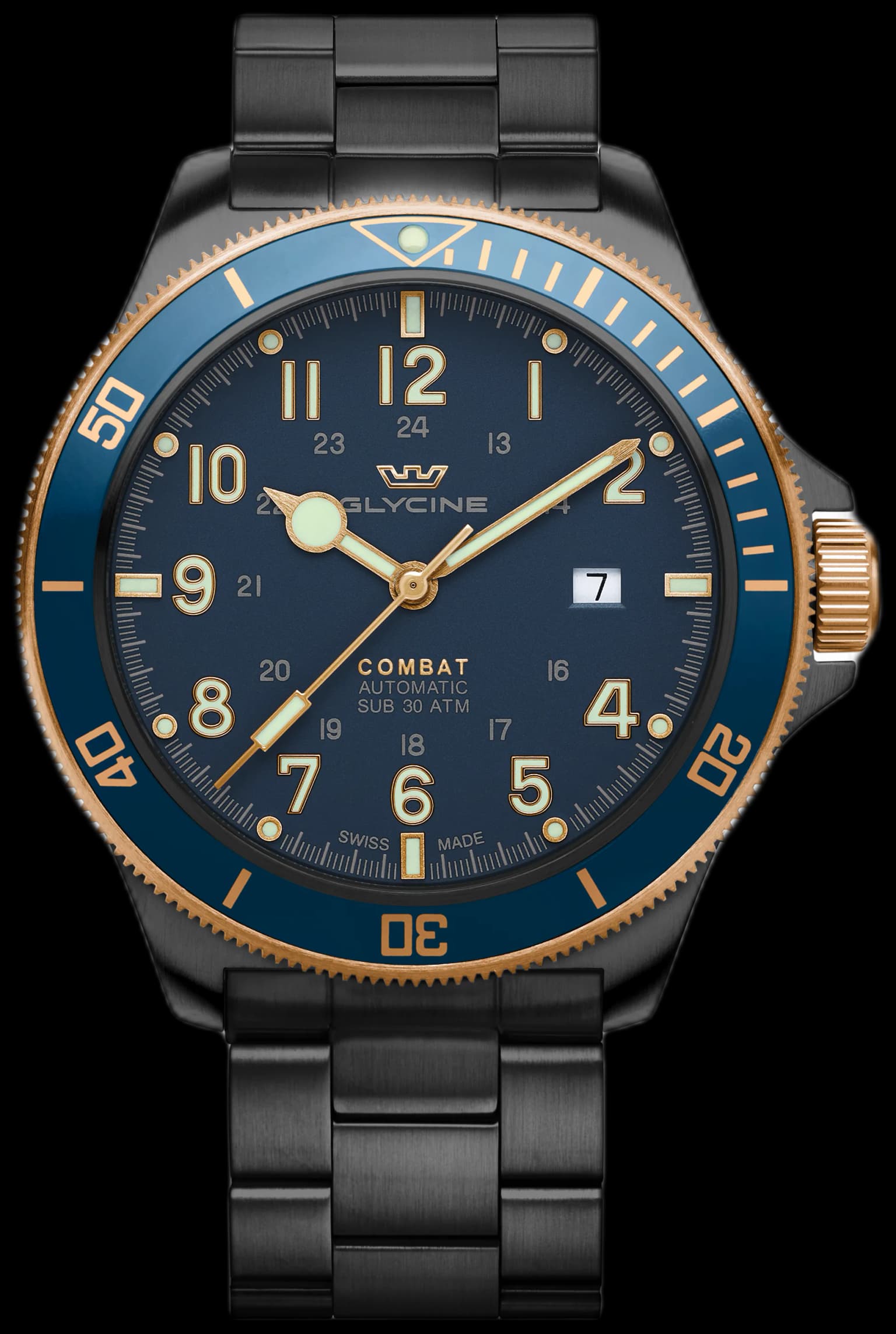 Men's Combat Sub 46mm Automatic Watch GL0279