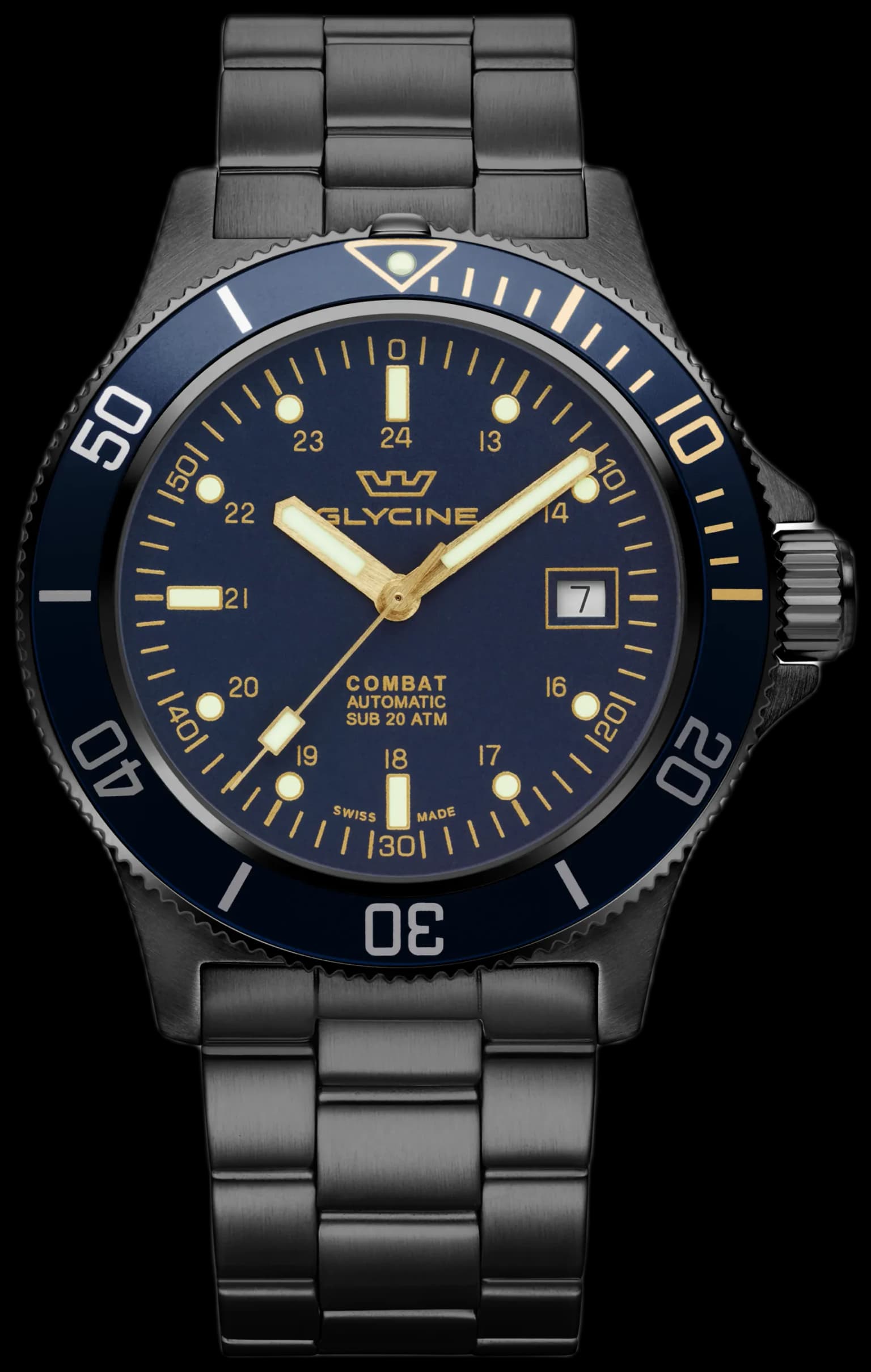 Men's Combat Sub 42mm Automatic Watch GL0295