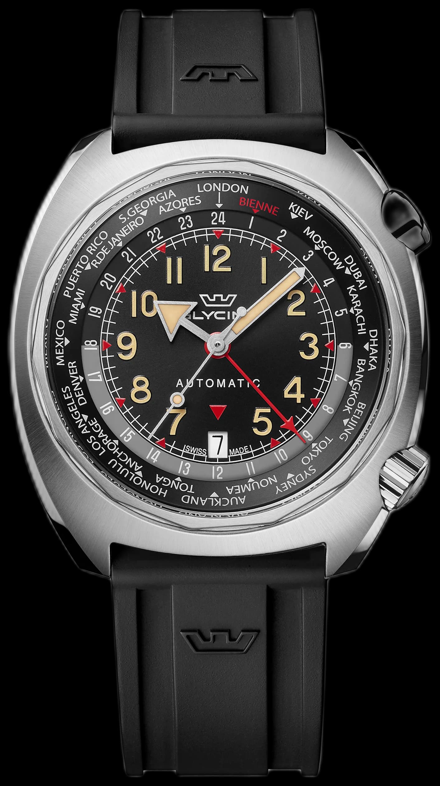 Men's Airman SST GMT 43mm Automatic Watch GL0312