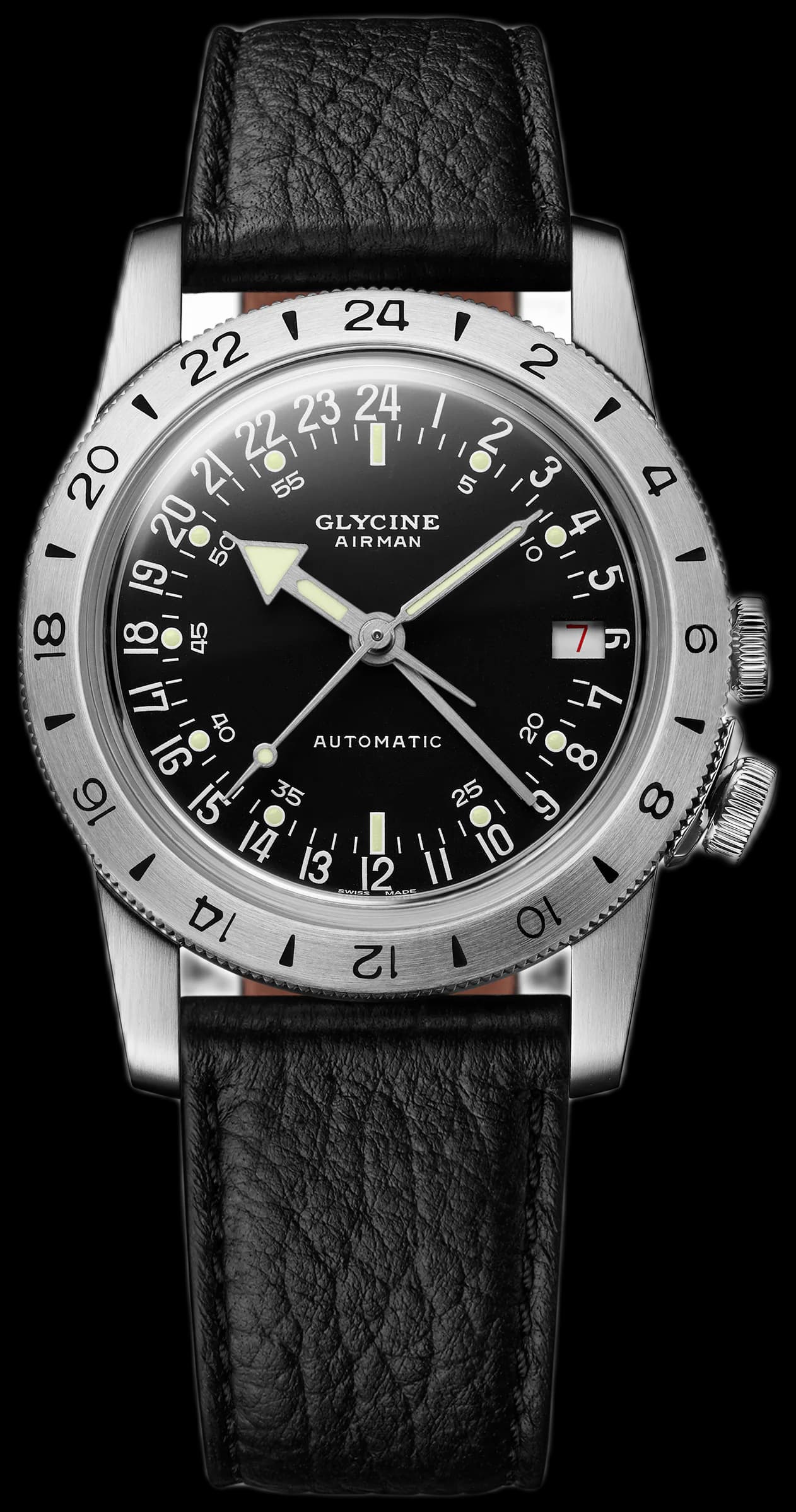 Unisex Airman No. 1 GMT 36mm Automatic Watch GL0370