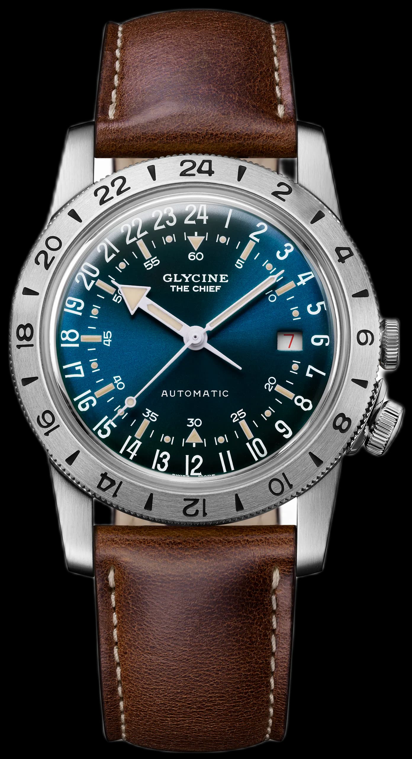 Men's Airman Vintage The Chief Purist 40mm Automatic Watch GL0411