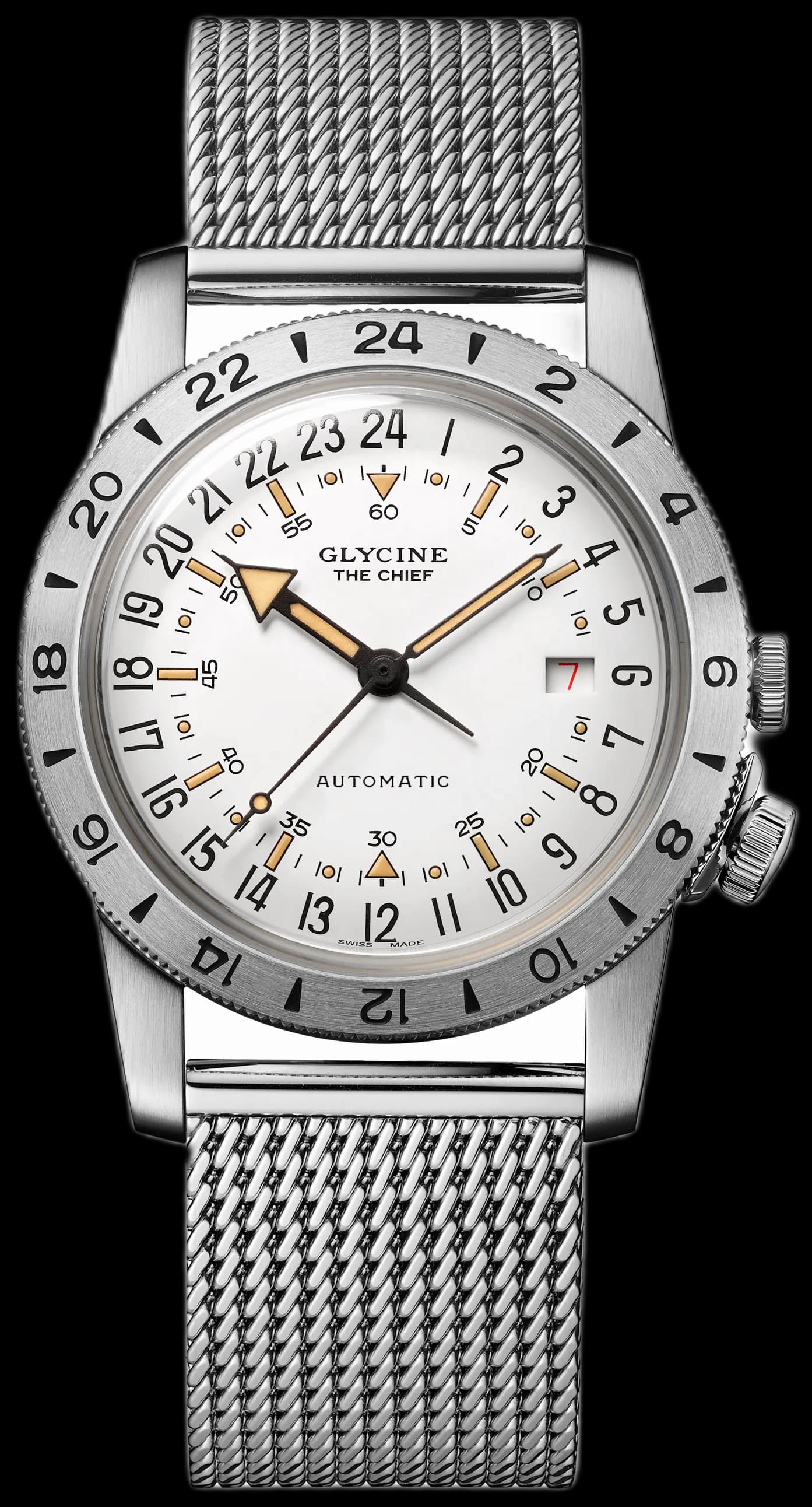 Men's Airman Vintage The Chief Purist 40mm Automatic Watch GL0470