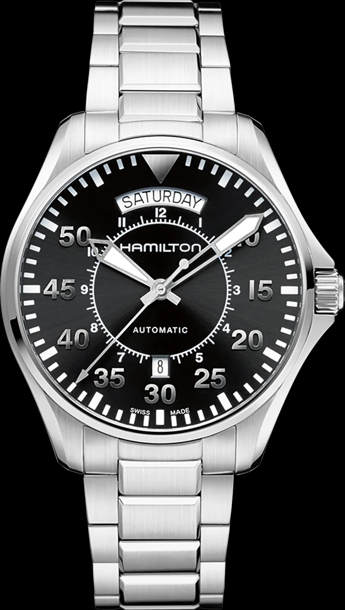 Khaki Aviation Pilot Day Date Auto
