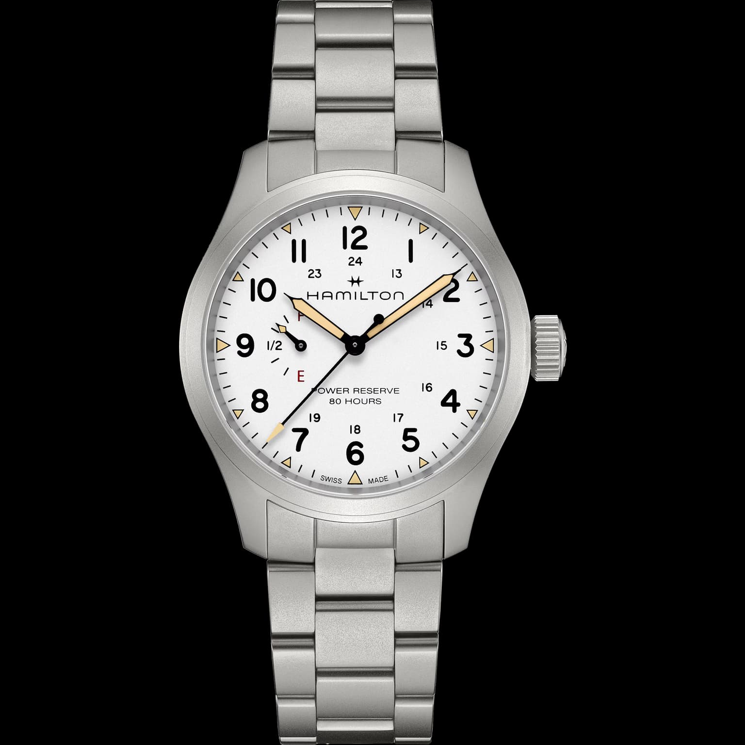 Khaki Field Mechanical Power Reserve