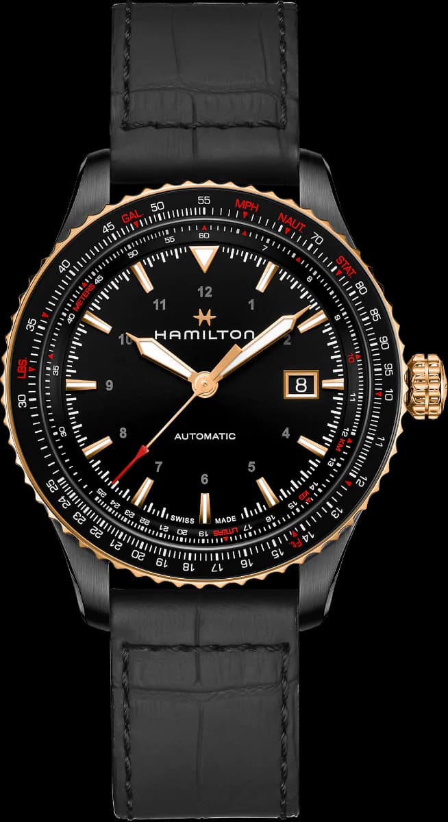 Khaki Aviation Converter Auto (PVD / Gold Bezel)