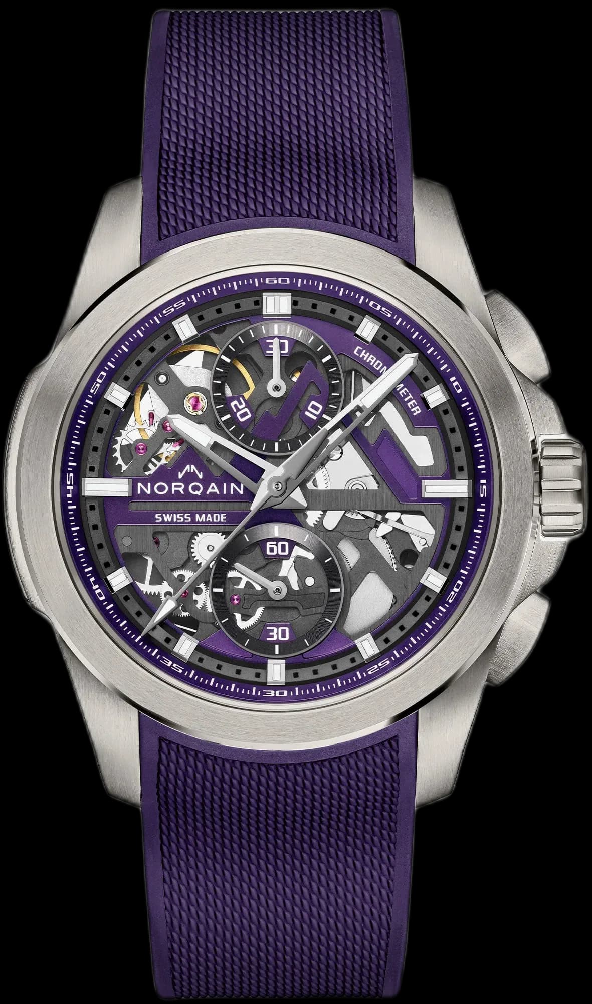 Independence Skeleton Chrono 42mm Titanium Purple