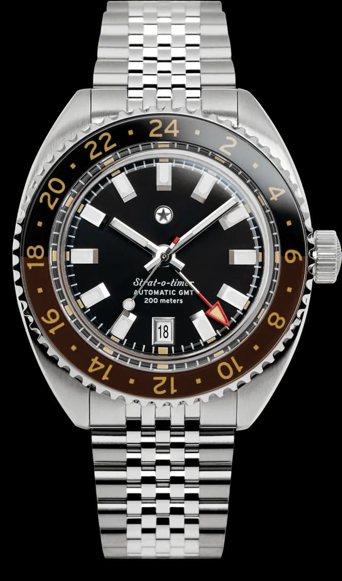Strat-o-timer GMT: Espresso