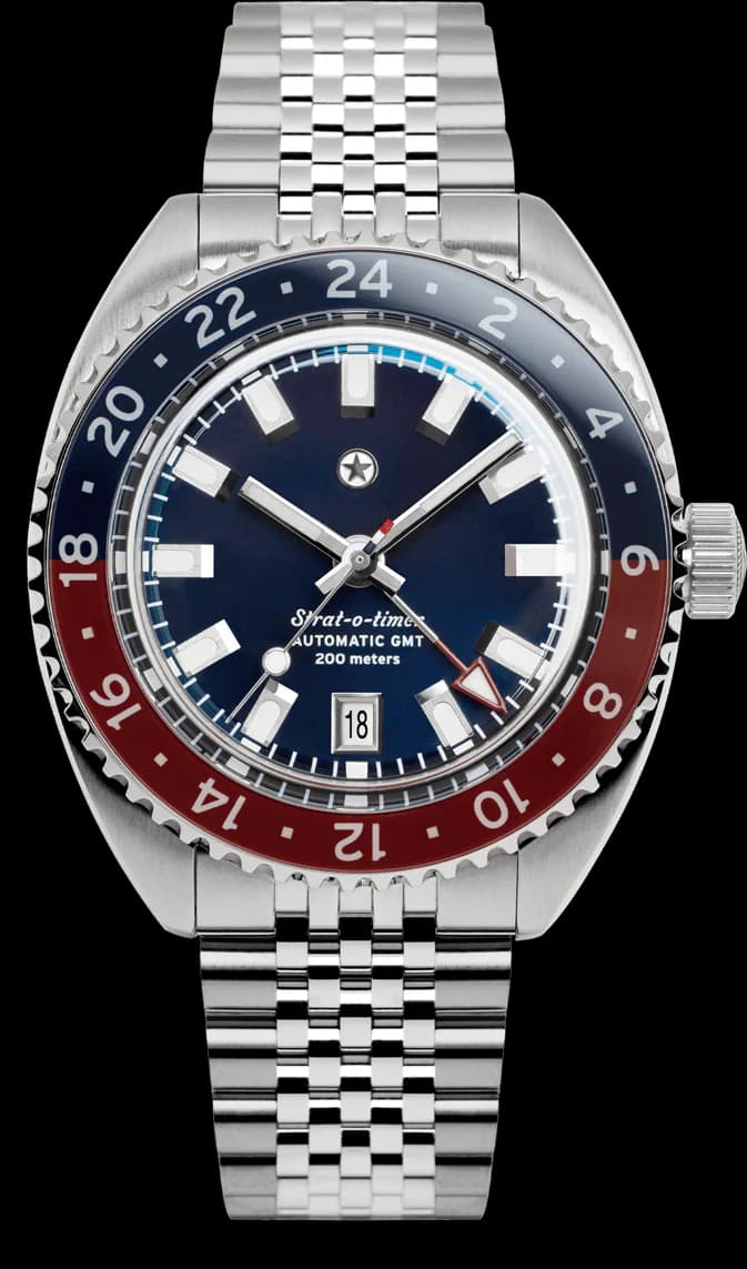 Strat-o-timer GMT: Americana (Sapphire Bezel)