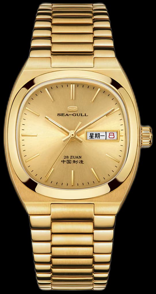 Day-date Calendar Tonneau Watch