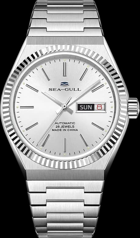 Bilingual Day-date Calendar Dress Watch 38mm