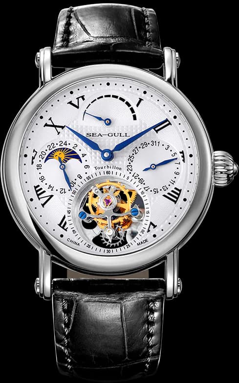 Artisan Heritage Series Multifunction Celestial Calendar Power Reserve Indicator Eccentric Tourbillon 39mm