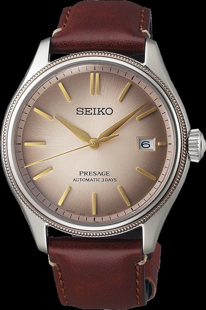 Presage Classic Series Upcycled Leather Strap Limited Edition