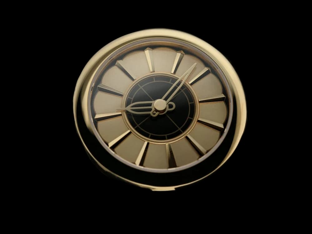 Union Terminal Mechanical Watch, Gold (PVD)