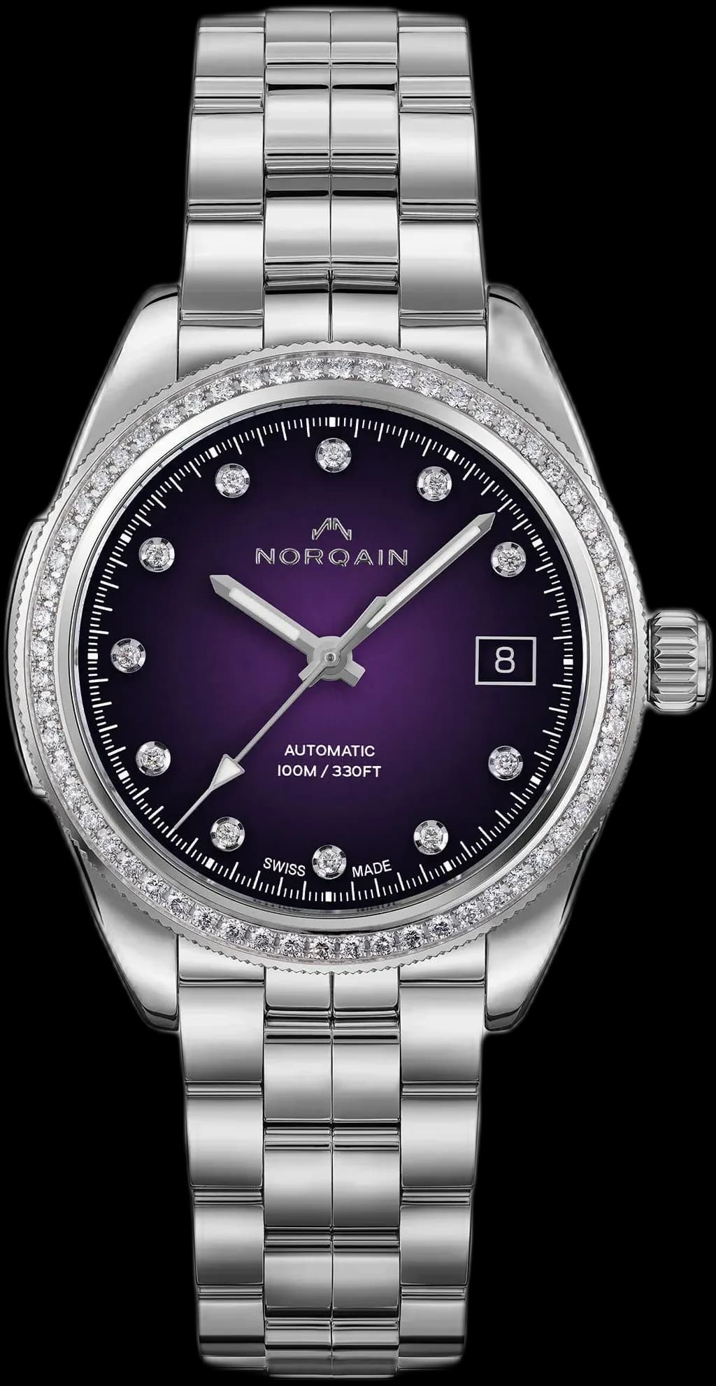 Adventure Sport 37mm Purple Gradient Diamond Bezel