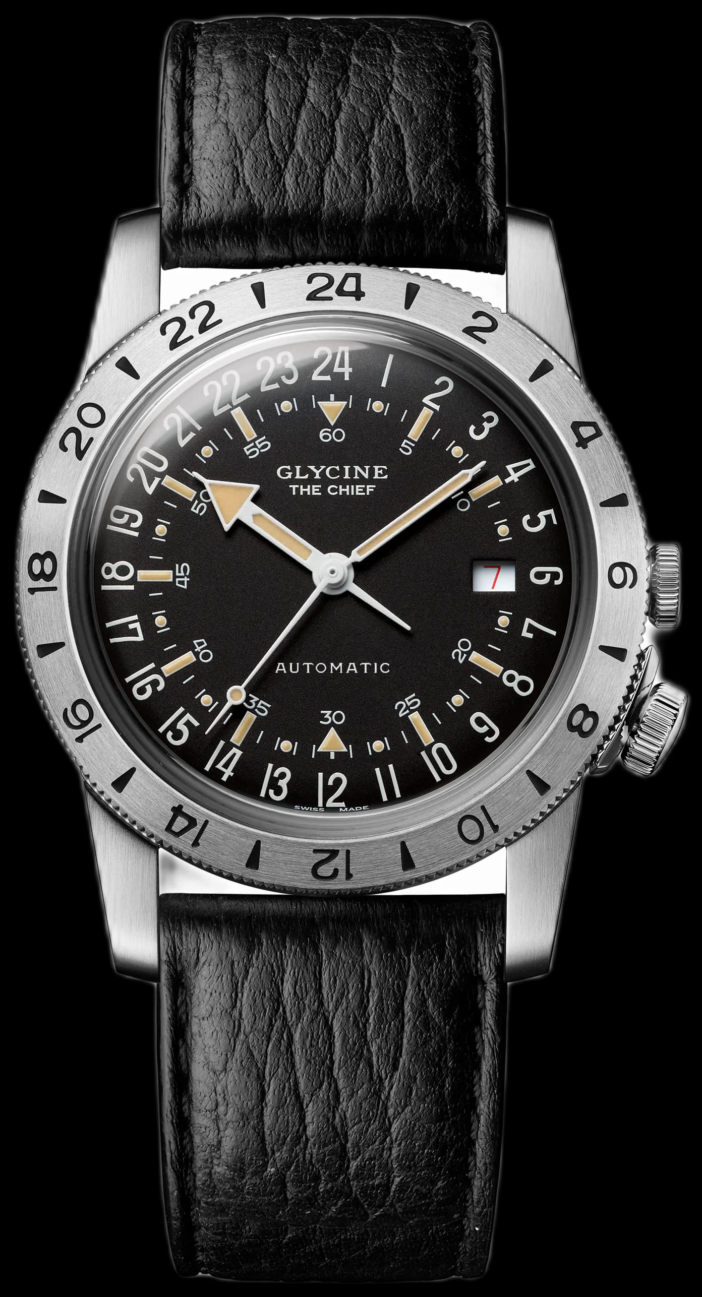Men's Airman Vintage The Chief Purist 40mm Automatic Watch GL0469