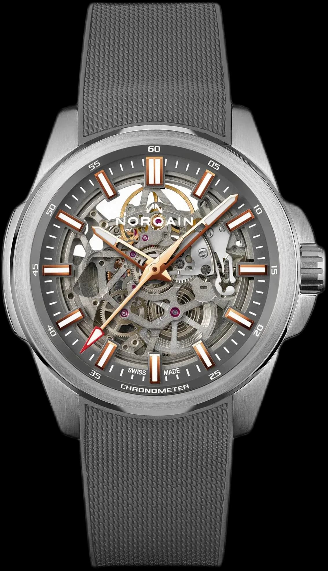Independence Skeleton 42mm Grey Gold