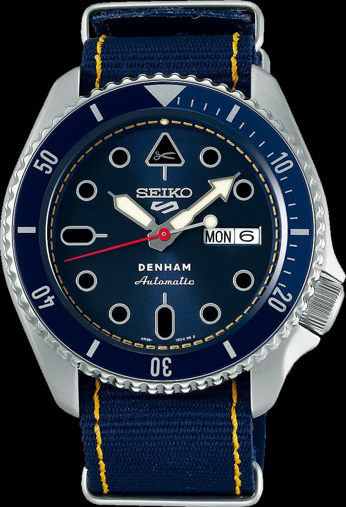 5 Sports SKX series DENHAM Limited Edition, Seiko Boutique exclusive model