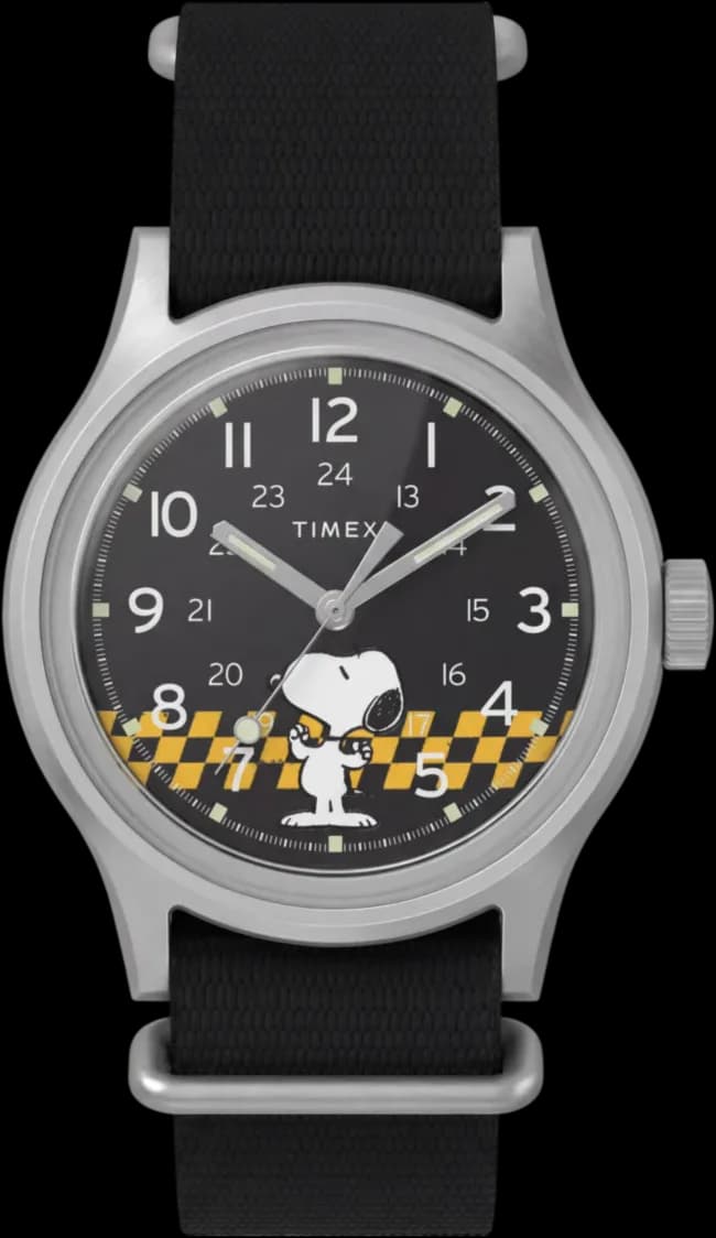 Peanuts x Timex MK1 36mm Fabric Strap Watch