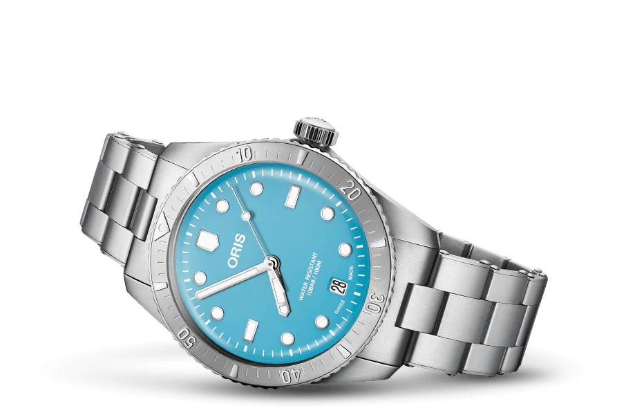 Oris Divers Sixty‑Five Cotton Candy